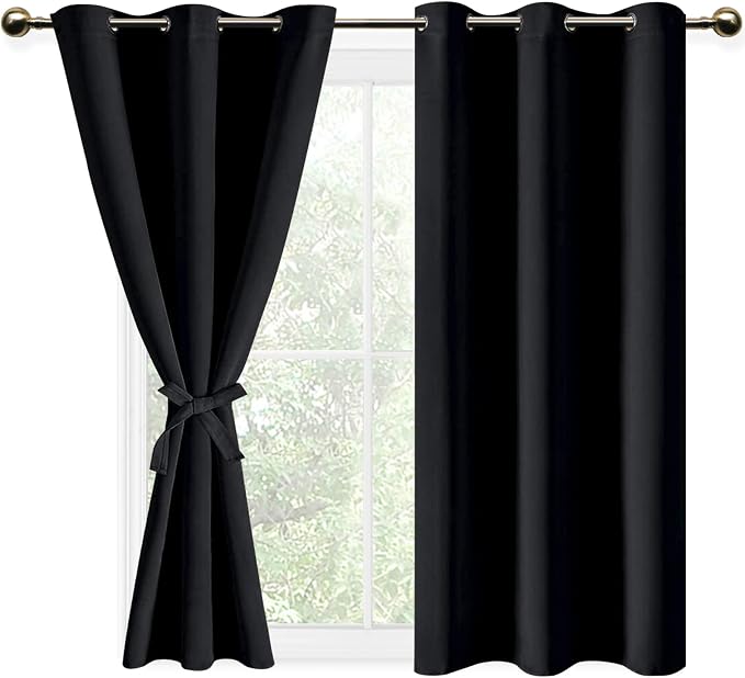 DWCN Black Blackout Curtains for Bedroom - Image 7