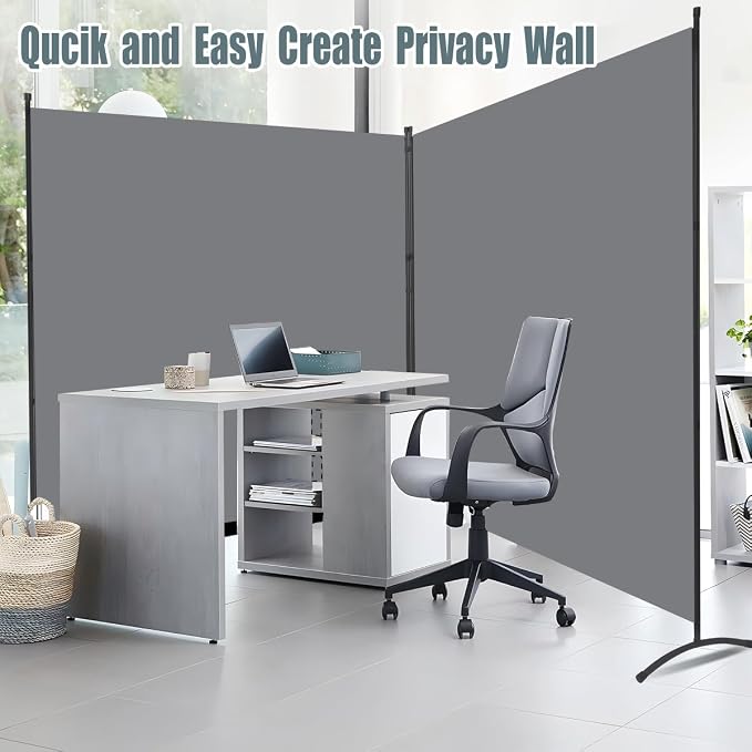 Room Divider Folding Privacy Screens, 6FT Tall Divider - Image 5