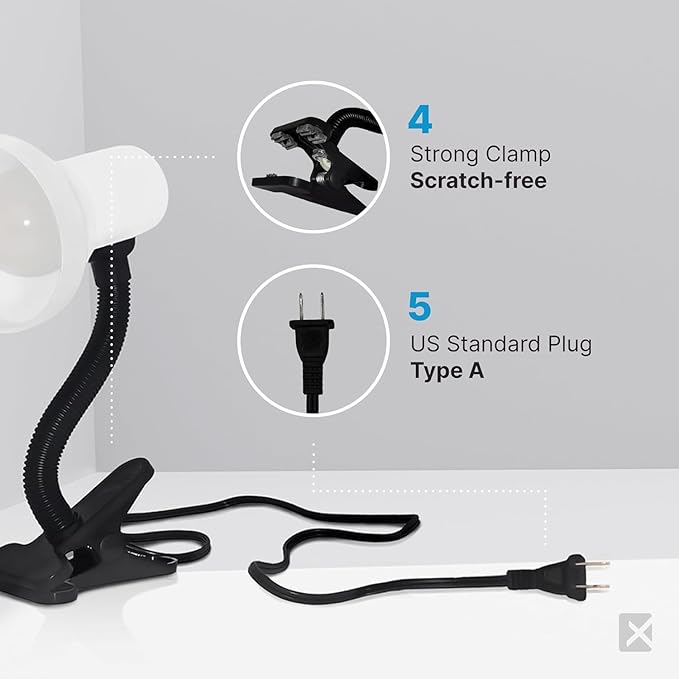 Xtricity LED Clip on Desk Lamp - Image 2