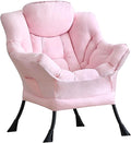 Lazy Chair with Ottoman, Comfy Accent Reading Chair, Removable Cover, with by LITA