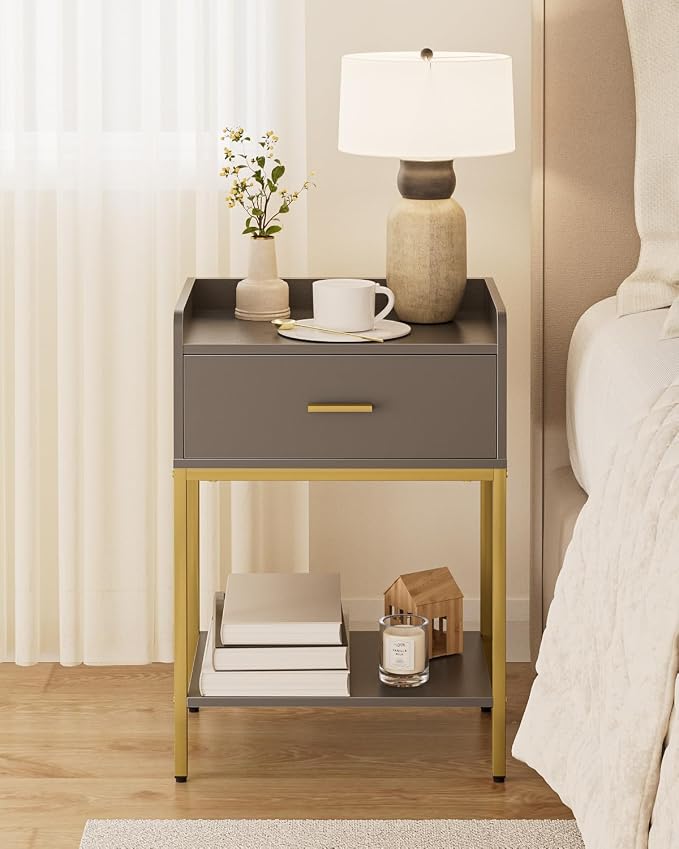 Nightstand, 3-Tier Modern Night Stand, Bedside Table - Image 5