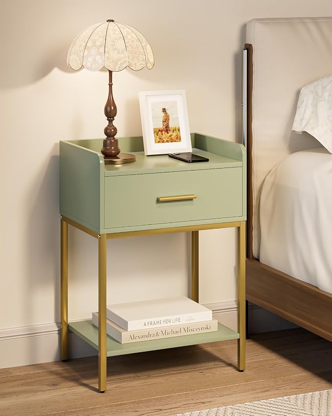 Nightstand, Modern Bedside Table Night Stand - Image 3