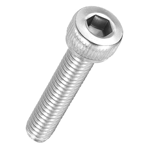 Kozelo 30pcs Socket Head Cap Screws - [M4-0.7 x 18mm] 304 Stainless Steel Allen Socket Drive for Electrical Motor 3D Printing Fan Engine Replacement Use, Silver
