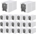 20 Pack Dust Bag Replacement for Roborock QV 35A/Qrevo S5V/Saros 10/ 10R/Q Revo/Qrevo S/Qrevo Pro/Qrevo MaxV/Qrevo Master/Qrevo Plus/S8 Max Ultra/S8 MaxV Ultra/Qrevo Slim Vacuum Cleaner, 3L Capacity