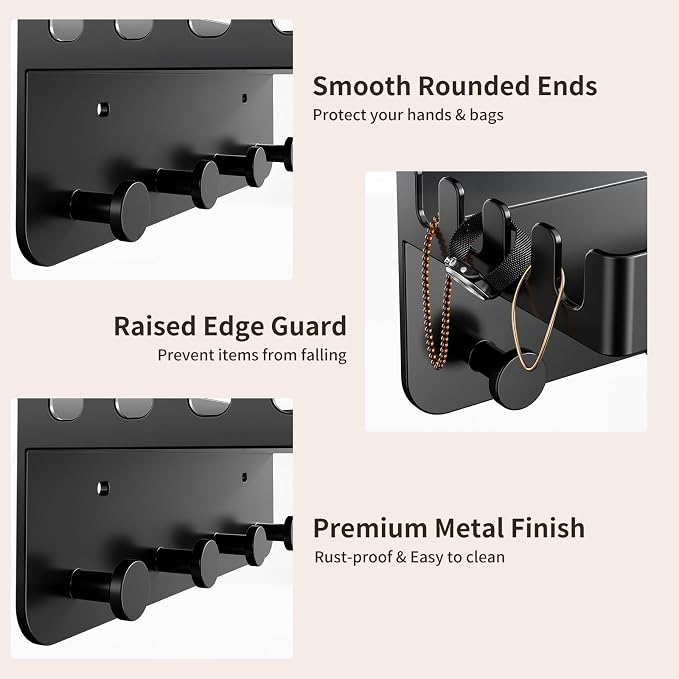 Floating Shelves Bedside Shelf Stick On Organizer Dorm Essential | Space Saving - Image 5
