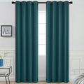 Yakamok Room Darkening Curtains 52x96 inch Length Dark Teal-Living Room | 2 by Yakamok