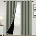 H.VERSAILTEX Blackout Curtains 90" Long 100% Light Blocking Thermal Insulated by HVERSAILTEX
