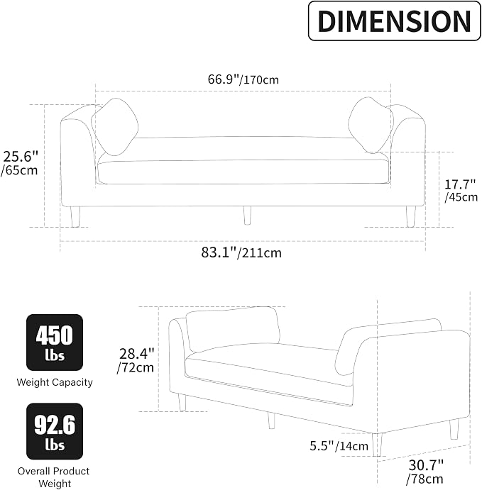 Modern Upholstered End of Bed Bench - Image 2