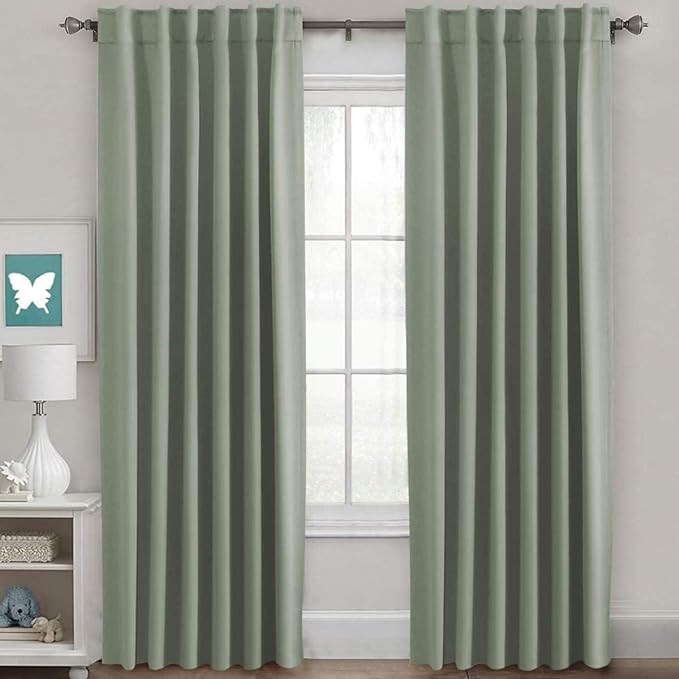H.VERSAILTEX Blackout Curtains Thermal Insulated Window Treatment Panels Room by HVERSAILTEX