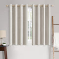 MIULEE 100% Blackout Linen Curtains by MIULEE