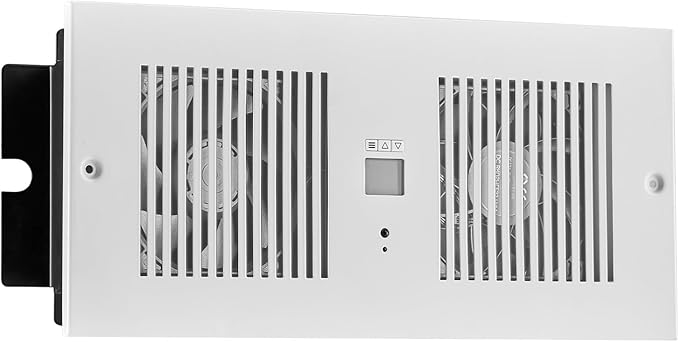 VEVOR Room to Room Fan, Adjustable Dual Airflow Through-the-Wall Fan with Remote & Temperature Control, 300 CFM 10-Speed Ventilation Quiet In-Wall Vent for Living, Laundry Room Indoor