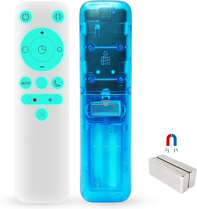 LUNOAOA Upgrade Glowing Remote Control Replacement No Setup for Dyson Fan DP01 DP03 TP02 TP03 with Magnetic