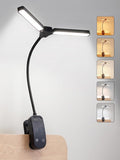 Clip on Light, 100 LEDs+10 Brightness+5 Colors Foldable Music Stand Light | by Unknown