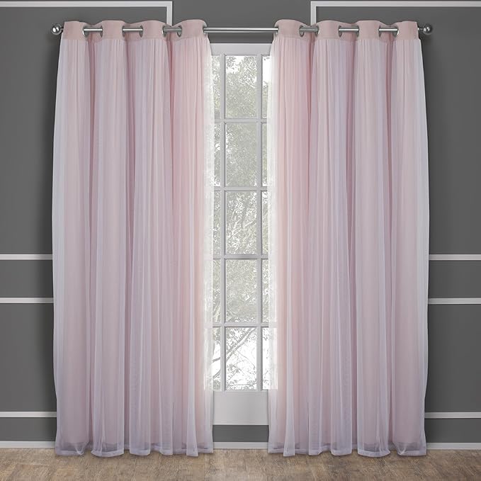 TOWN & COUNTRY LUXE Talia Double Layer Indoor Curtains, Sheer and Room - Image 3