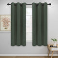 Easy-Going Thermal Grommet Blackout Curtains, 2 Panels 42x63 in | Greyish Green by Easy-Going