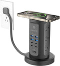 Power Strip Tower, kakyanill Charging Station 9 AC Outlets 8 USB Ports | 6 Ft by kakyanill