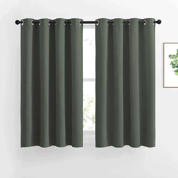 NICETOWN Blackout Curtains 45 inch Long by NICETOWN