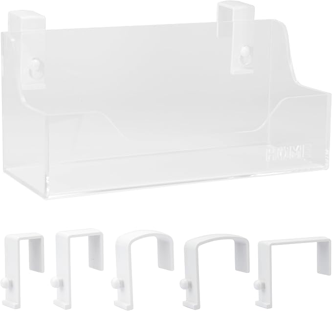 Bedside Caddy Hanging Storage Basket Little Size Plastic Beside Shelf Hang-on by MATIMASU