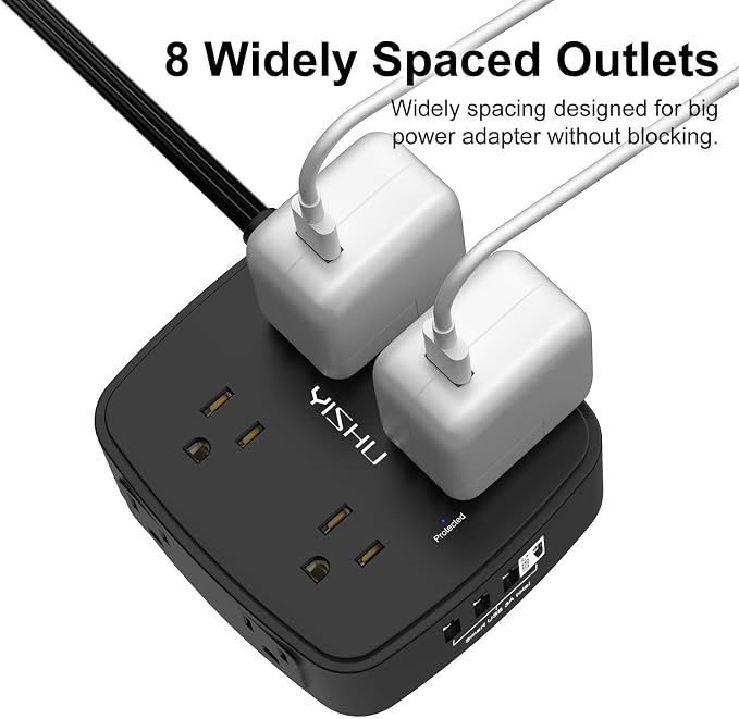 6 Ft Surge Protector Power Strip - Image 5