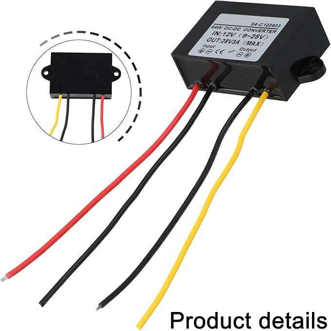 Robust 12V to 28V DC Voltage Regulator with 3A Output for Reliable Performance in Various Scenarios