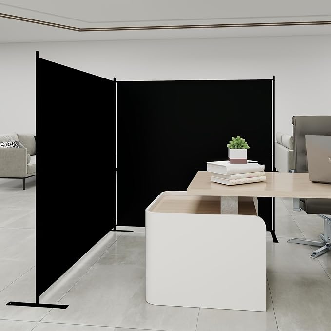 T&Jero 2-Panel Folding Room Divider, 6ft Tall Portable Privacy Screen Wall - Image 7