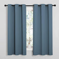 NICETOWN Room Darkening Curtains 63" Length, Thermal Insulated Blackout Panels by NICETOWN