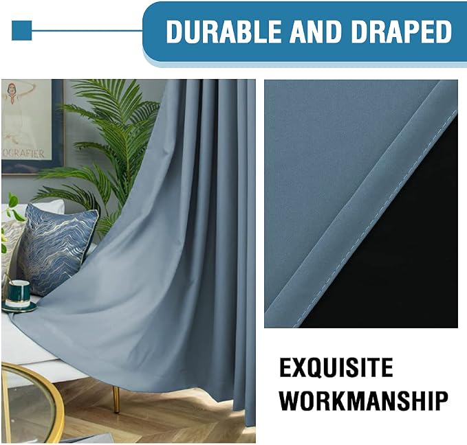 H.VERSAILTEX 100% Blackout Curtains - Image 6