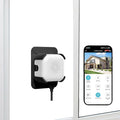 EVERSECU 2K Window Camera with Adhesive Mount, Starlight Color Night Vision, Motion Detection, 2-Way Audio, 2.4G/5G WiFi, Compatible with Alexa, Perfect for Front Door, Porch, Backyard Monitoring