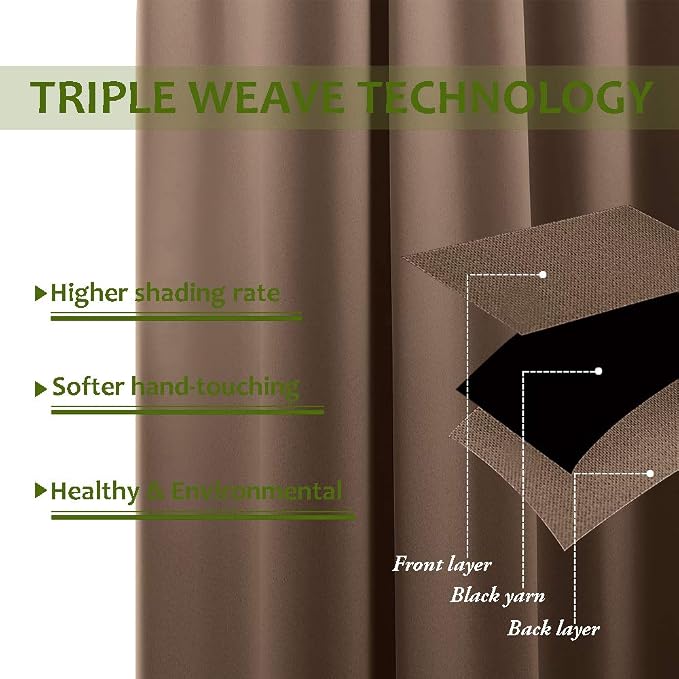 NICETOWN Wall Dividers for Rooms, Room Divider Curtain Screen Partition - Image 3