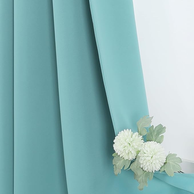 ChrisDowa Blackout Curtains for Bedroom and Living Room 72 Inches Long | 2 - Image 6