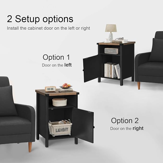 Farmhouse End Table, Nightstand - Image 6