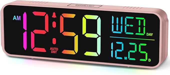 Peakeep Large Display Digital Alarm Clock by PEAKEEP
