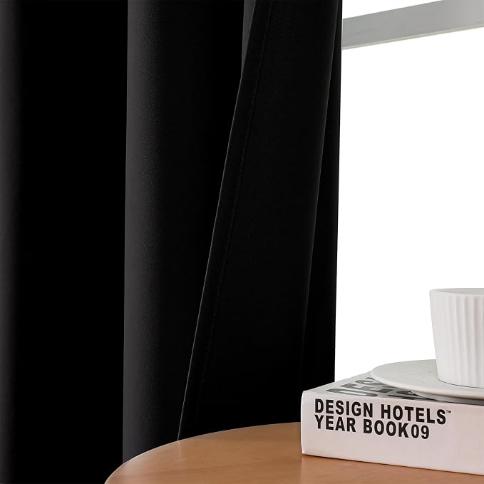 CUCRAF Blackout Curtains for Bedroom, Thermal Insulated Room Darkening Grommet - Image 7