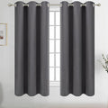 Diraysid Grey Grommet Blackout Curtains by Diraysid%2C+refresh+your+life