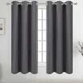 Diraysid Grey Grommet Blackout Curtains by Diraysid%2C+refresh+your+life