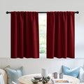 RYB HOME Short Blackout Privacy Curtains 30 inch Long by RYBHOME