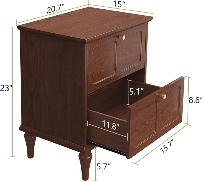 ARTPOWER Nightstands Set of 2 - Image 5