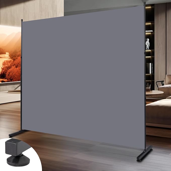 Room Divider Single Panel Folding Privacy Screen, Wall Divider by HOMSCREENER