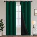 Yakamok Emerald Green Blackout Curtains 84 inches by Yakamok