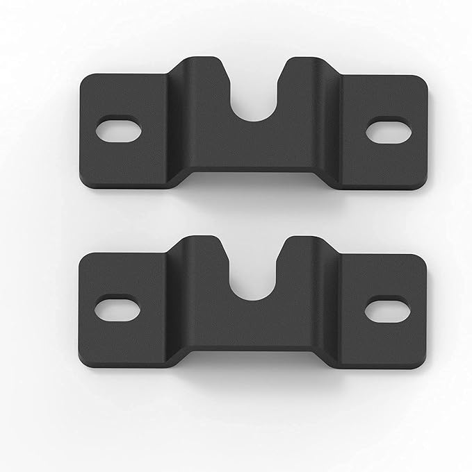 JINGer Sound Bar Wall Mount Brackets for VIZIO Sound BarSoundbar Mounting Bracket for VIZIO SoundBar SB3851C0SB3630E6SB3621nF8MSB4551D5 Speaker with Wall Mount Screws Black