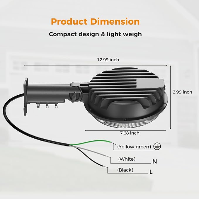 AIKVSXER 200W LED Barn Light 30000LM Dusk to Dawn LED Outdoor Area Security Light with Photocell IP66 Waterproof 6500K Daylight for Yard Street Farm Garden Garage 12 Pack