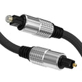 Cyberguys! Optical Audio Cable, Digital Optical Cable with Toslink Connectors, Braided Digital Audio Cables for Soundbar, TV, Receiver, Speaker, Xbox, PS5, Blu-Ray – Gold-Plated, 6ft