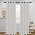 Easy-Going Blackout Curtains for Bedroom, Solid Thermal Insulated Grommet and by Easy-Going