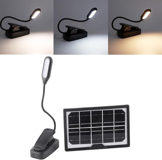 Pongnas Solar Rechargeable Reading Light by Pongnas