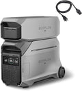 EF ECOFLOW 8kWh Portable Power Station: DELTA Pro 3 with AC Cable and Extra Battery, 120/240V 4000W AC Output, Solar Generator for Home Use, Camping, Emergencies, RVs, and Outdoor Generators