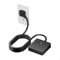 TESSAN 15Ft Black Extension Cord by TESSAN