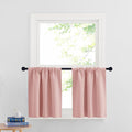 RYB HOME Cafe Blackout Curtains 24 inch Length, RV Camper Window Curtains | by RYBHOME