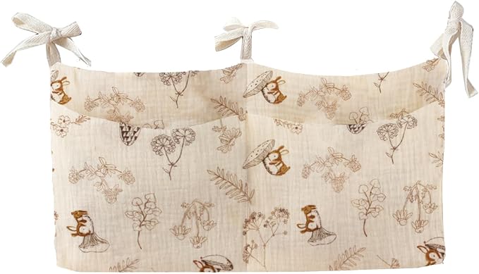 Baby Bedside Hanging Bags Storage Organizer Milk Bottle Toy Crib Baby Nappy-Bag by Simpletochoose