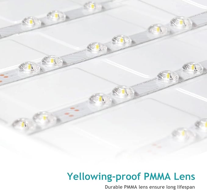 VocgoUU 1x4 LED Flat Panel Light 5000K 4000K 3000K - 1x4 LED Troffer Drop Ceiling Light Fixture, 0-10V Dimmable, 100-277V, ETL Listed, 4 Pack