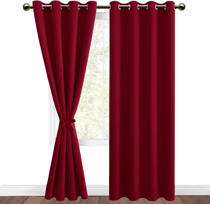 DWCN Blackout Curtains with Tiebacks - Image 7